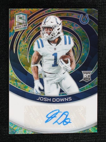 2023 Panini Spectra Josh Downs #RAU-JDO