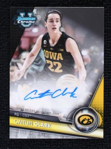 2023-24 Bowman University Chrome - Caitlin Clark #BCPA-CCL