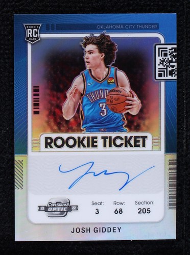 2021-22 Panini Contenders Optic - Josh Giddey #130