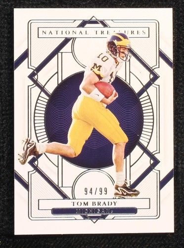 2021 Panini National Treasures Collegiate Tom Brady #1
