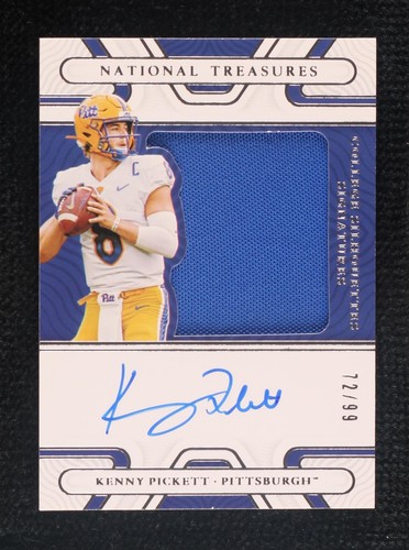 2022 Panini National Treasures Collegiate Kenny Pickett #SS-KPI