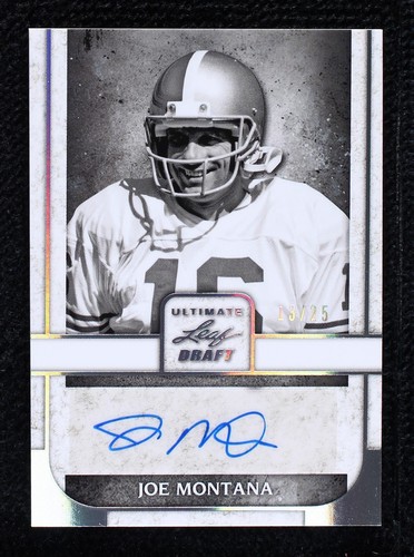 2022 Leaf Ultimate Draft Joe Montana #PA-JM1