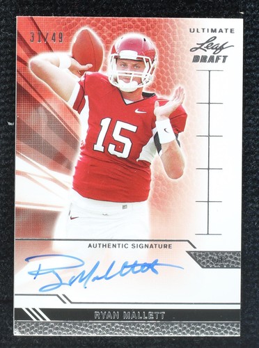 2011 Leaf Ultimate Draft Ryan Mallett #U-RM1