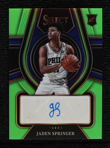 2021-22 Panini Select - Jaden Springer #RS-JSP