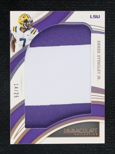 2022 Panini Immaculate Collection Collegiate Derek Stingley Jr. #IJ-DST