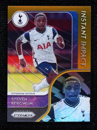 トッテナム ベルフワイン STEVEN BERGWIJN 2020-21 Panini EPL BLUE WHITE RED WAVE PRIZM