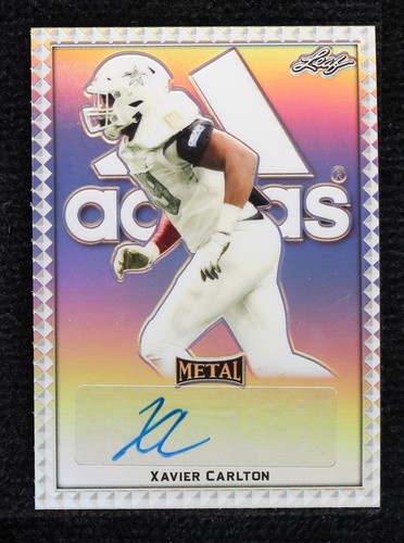 2020 Leaf Metal U.S. Army All-American Bowl Xavier Carlton #BA-XC1