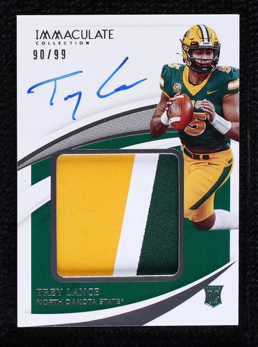 2021 Panini Immaculate Collection Collegiate Trey Lance #PPA-TL