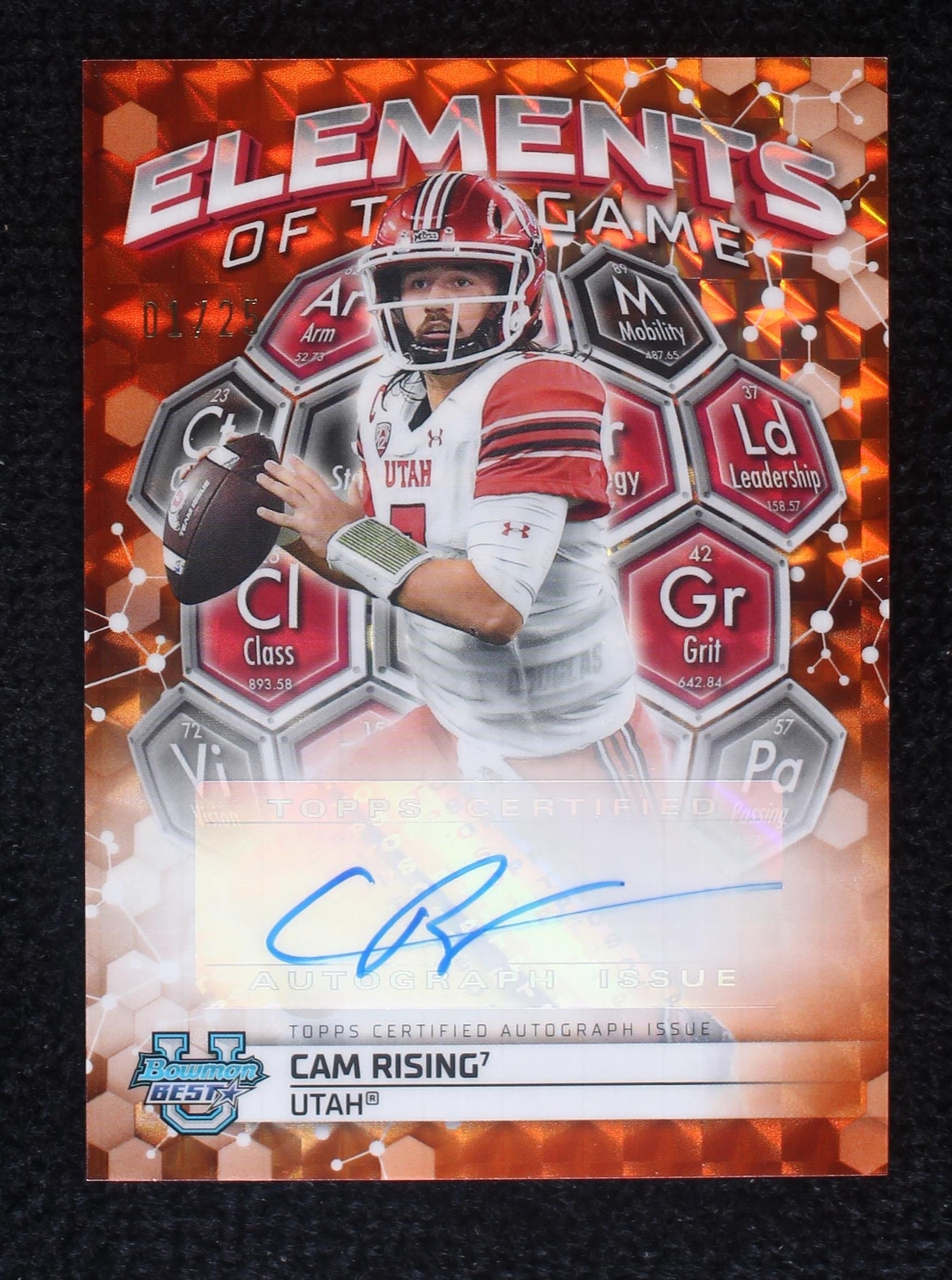 2023 Bowman's Best University Cameron Rising #ETGA-CR