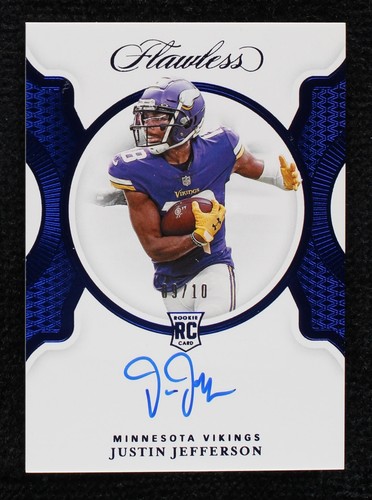 2020 Panini Flawless Justin Jefferson #FRS-JJE