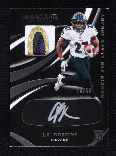 2020 Panini Immaculate Collection J.K. Dobbins #REB-9