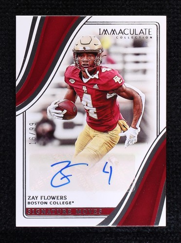 2023 Panini Immaculate Collection Collegiate Zay Flowers #SM-ZF