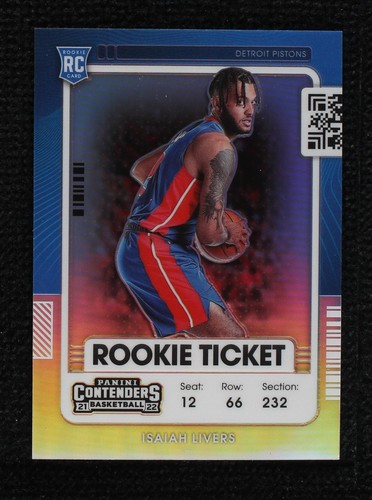 2021-22 Panini Contenders - Isaiah Livers #135