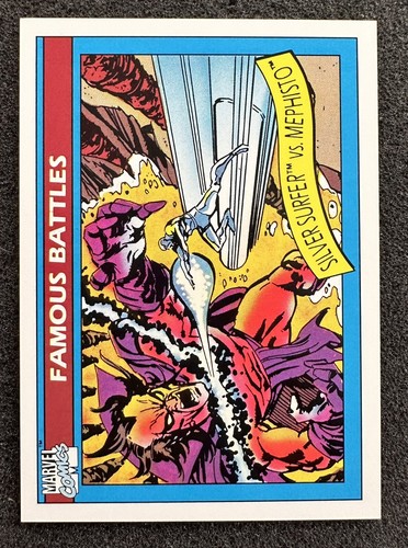 1990 Marvel Universe #96 Silver Surfer vs. Mephisto MINT | eBay