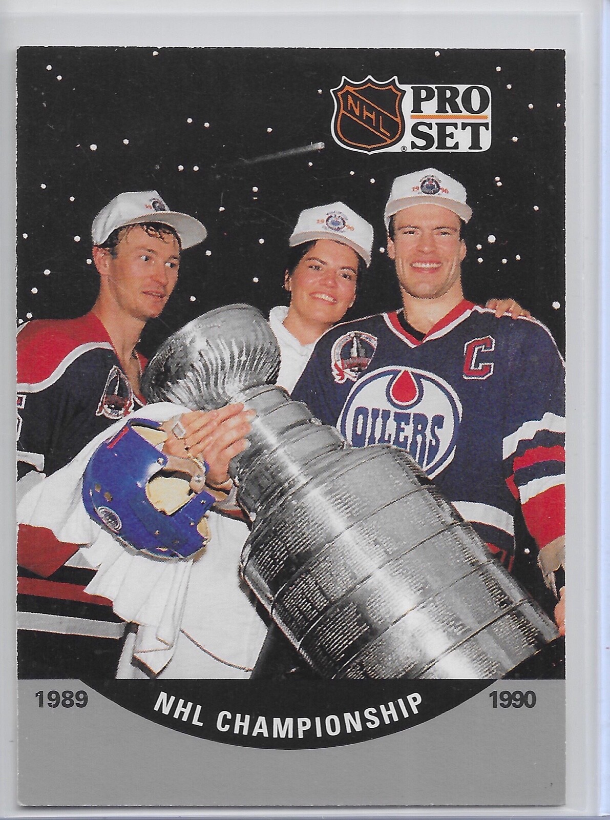 1990-91 Pro Set Hockey NHL Championship 89-90 Card # 704