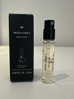 Mind Games Mentor .067 oz 2 ml Sample Size NIB