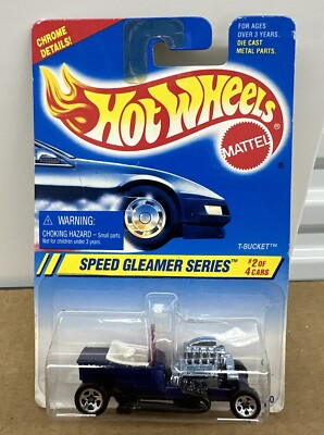 1995 Hot Wheels Speed Gleamer #313 T-BUCKET With RARE VHTF CLEAR WINDOW