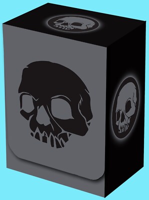 LEGION ABSOLUTE ICONIC SKULL DECK BOX w/ DIVIDER 100 Card Storage Case mana mtg
