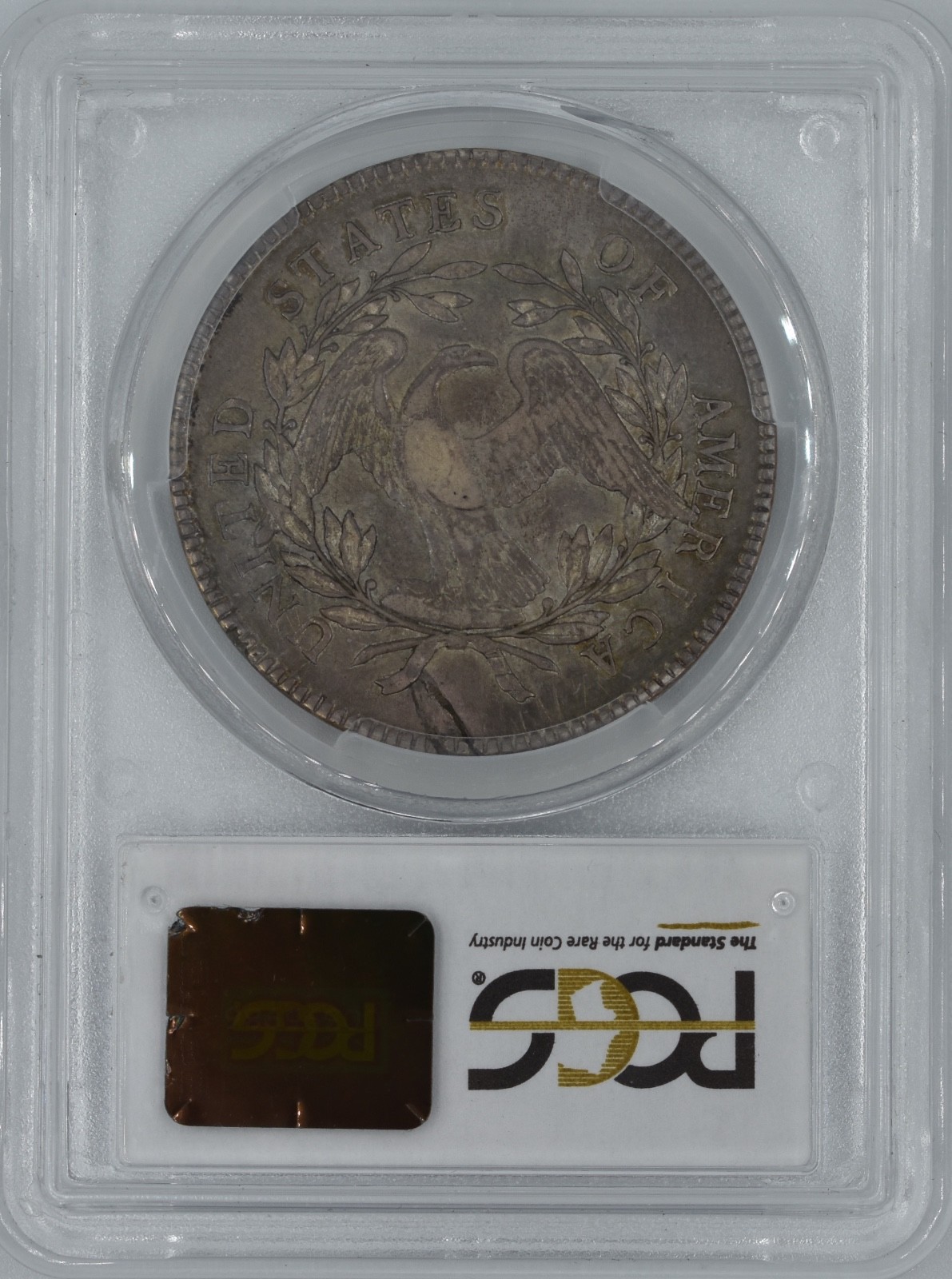1795 Flowing Hair Bust $1 Silver Plug AU 50 PCGS WOW!
