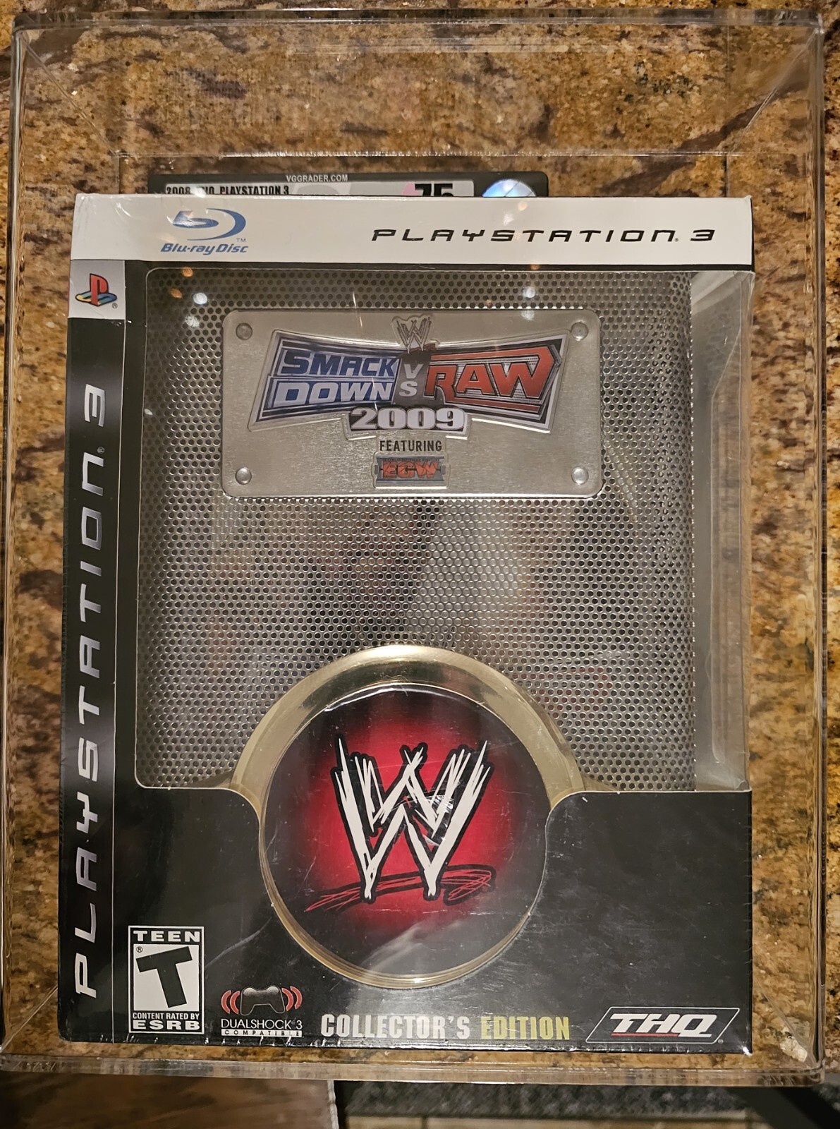 新品未開封　PS3  WWE2009 4点セット販売 PS3 WWE Smackdown vs Raw 2009 Collector's Edition VGA 75 NEW