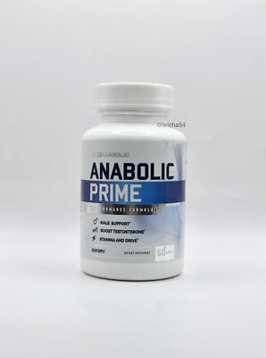 Anabolic Prime Male Support - Increase Energy, Stamina (60 Capsules) New