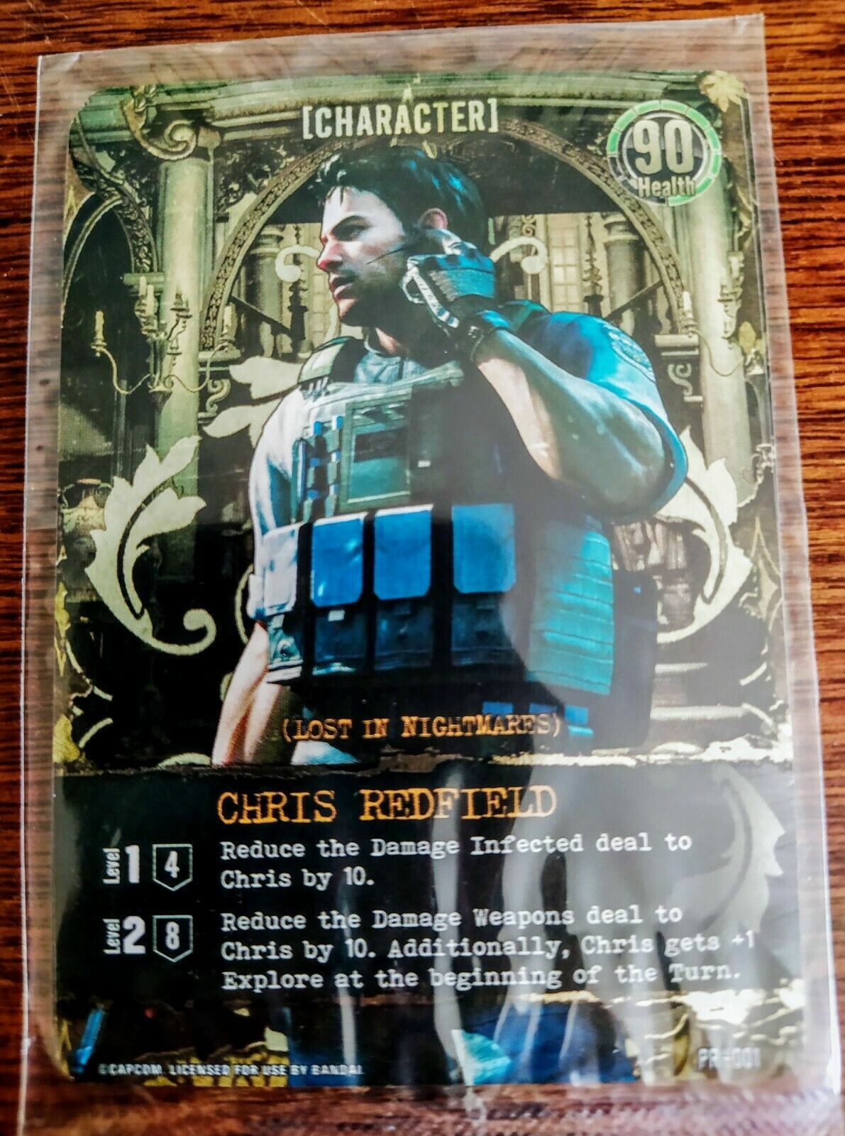 Resident Evil Deck Building Game Promo Card Chris PR-001 + JILL Valentine PR-002