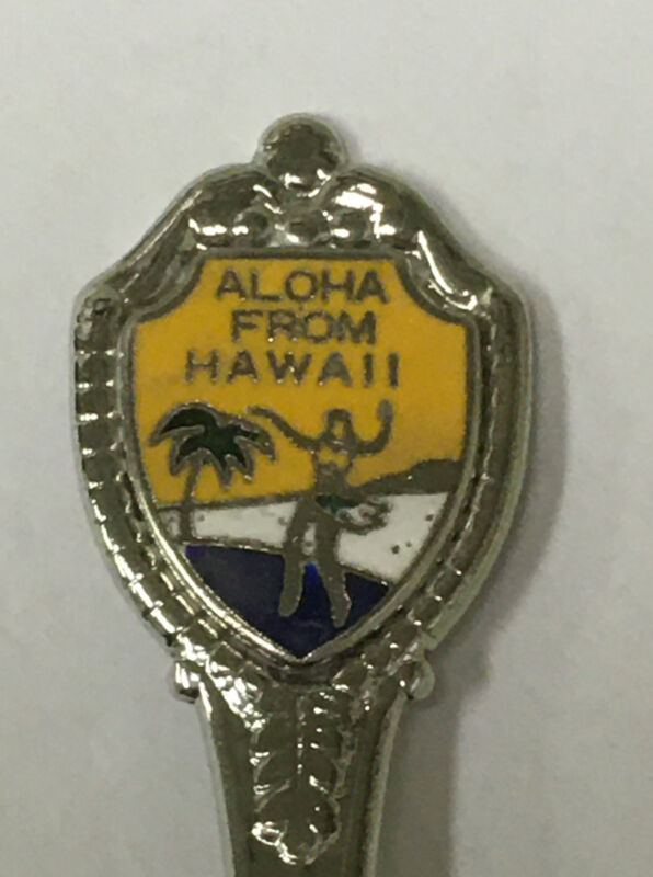 Vintage Souvenir Spoon Spork US Collectible Aloha From Hawaii