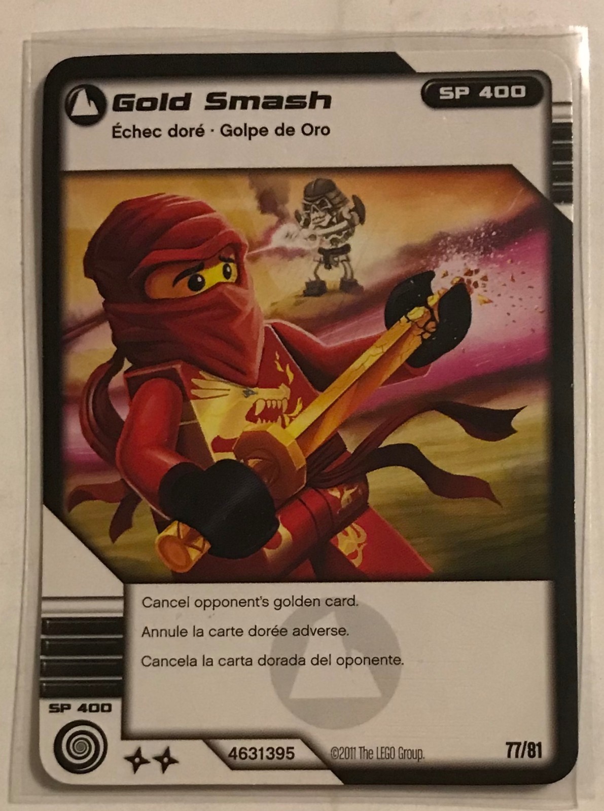 Lego Ninjago Trading Card - New 2011 - #77/81 SP 400 #3493