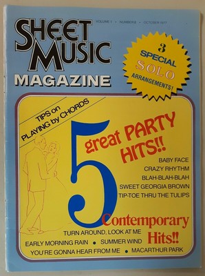 1970s Sheet Music 1977