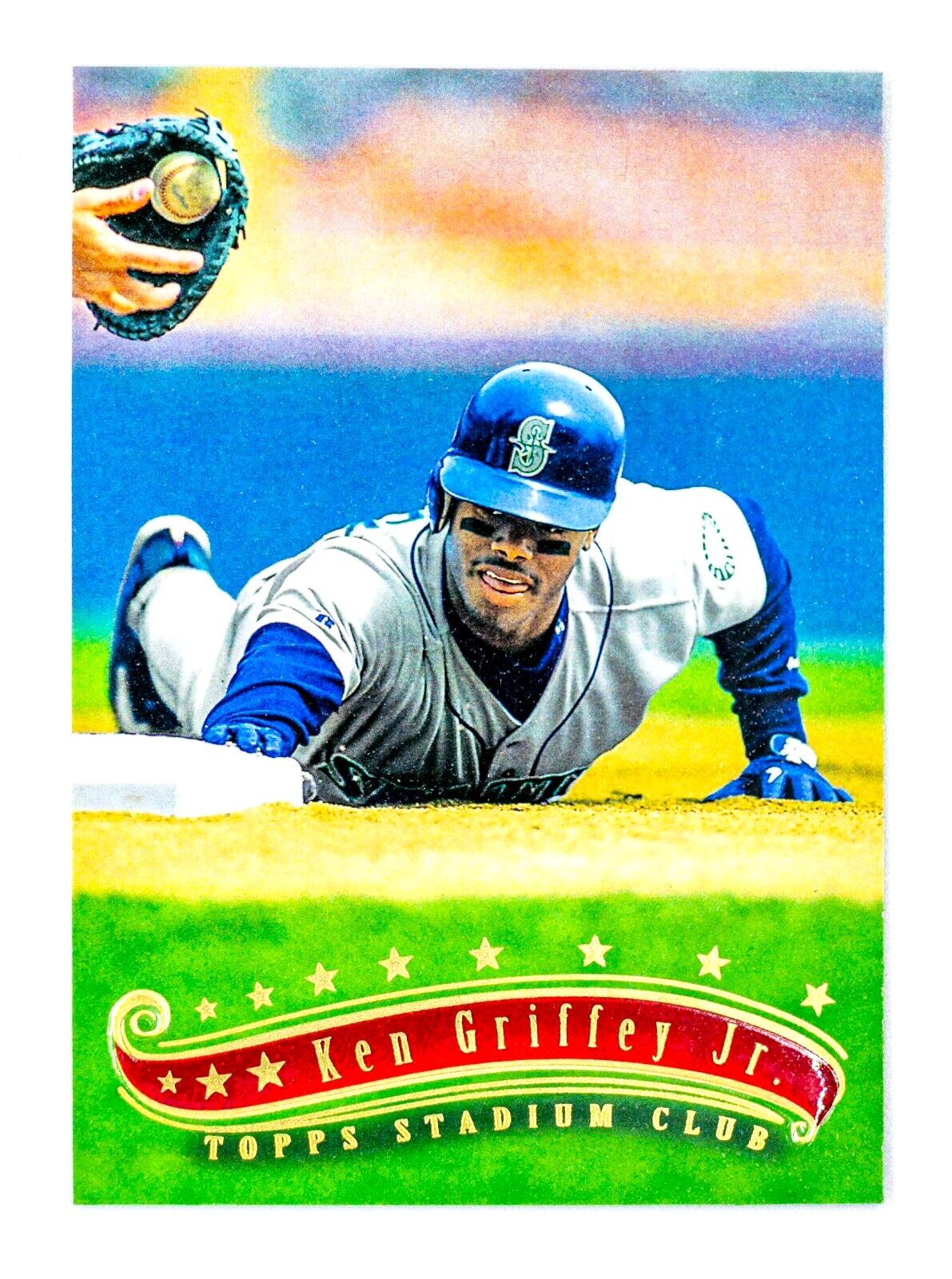 ケン グリフィー Jr Topps Stadium Club Gold Ken Griffey Jr. #262 (1994 Stadium Club) Gold HR Club Member