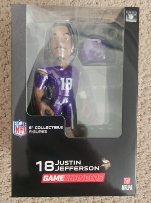 NFL Game Changers Series 4 Justin Jefferson #18 Vikings 6'' Collectible Figure