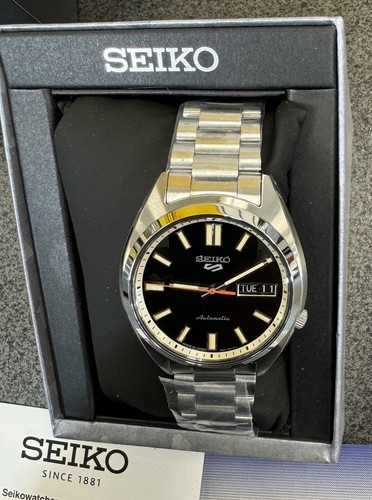 Pre-owned Seiko 5 Sports Automatic Snxs Series Classic Black Dial Watch Srpk89 Japan