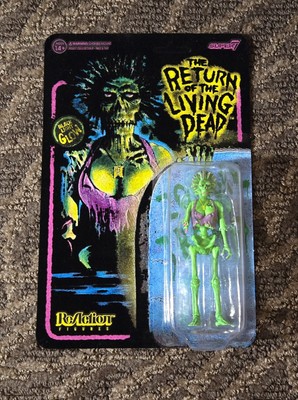 2024 SDCC SUPER7 RETURN OF THE LIVING DEAD ZOMBIE TRASH GLOW REACTION FIGURE