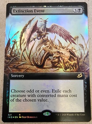 Extinction Event - Foil #321 Extended Art -  Ikoria: Lair of Behemoths - Mtg