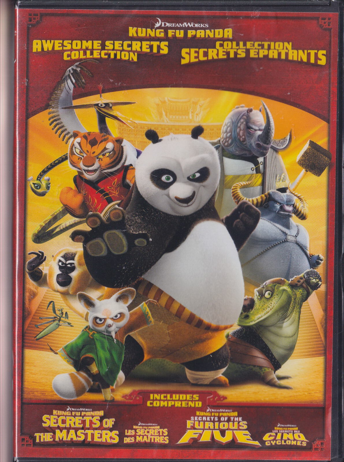 KUNG FU PANDA Awesome Secrets Collection (DVD 2012) NEW