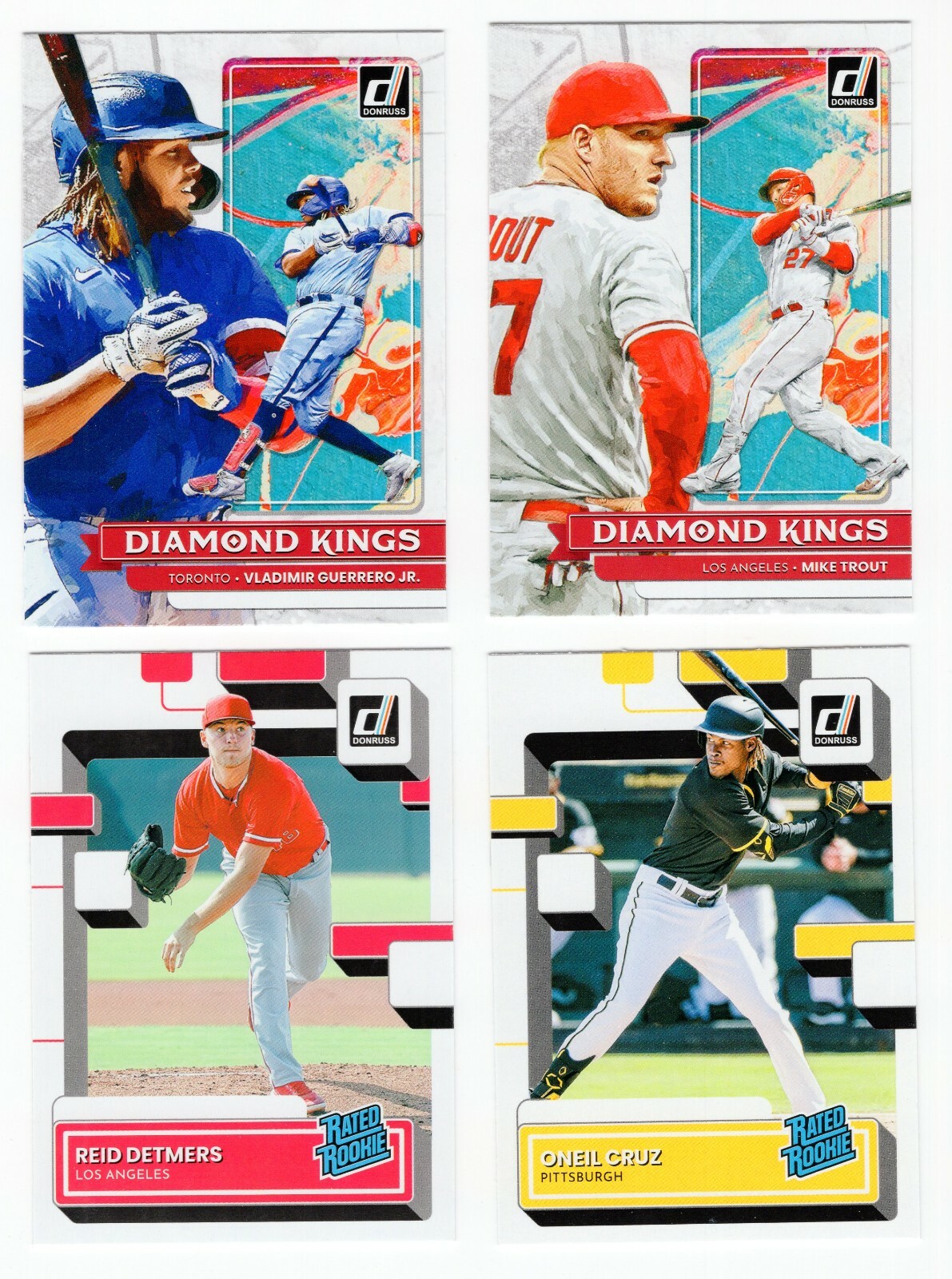 2022 Donruss Baseball 1st Half Diamond Kings Rated Rookies