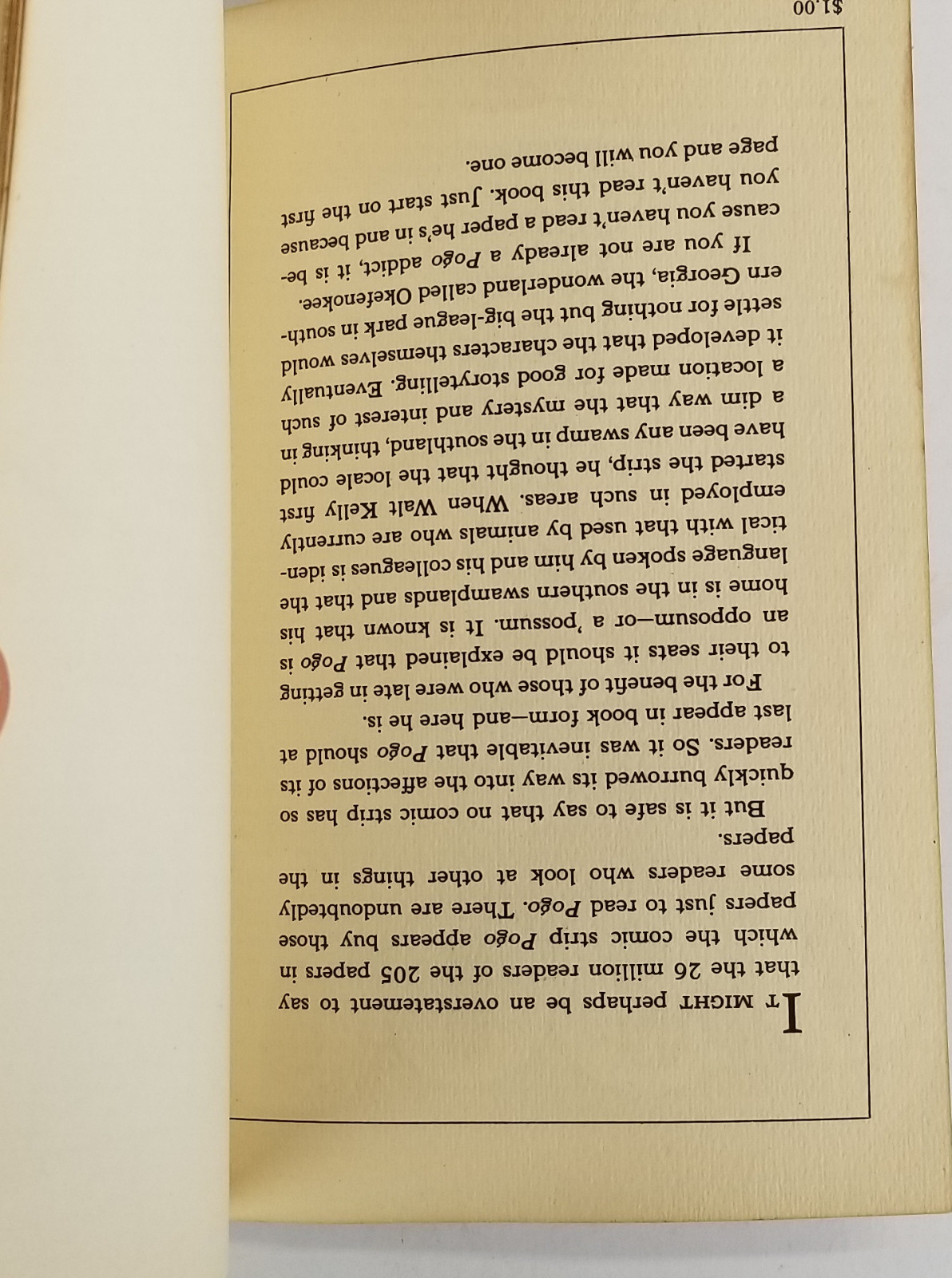 POGO, Walt Kelly, 1st printing , First Pogo 1951 RARE Upside Down Printing error