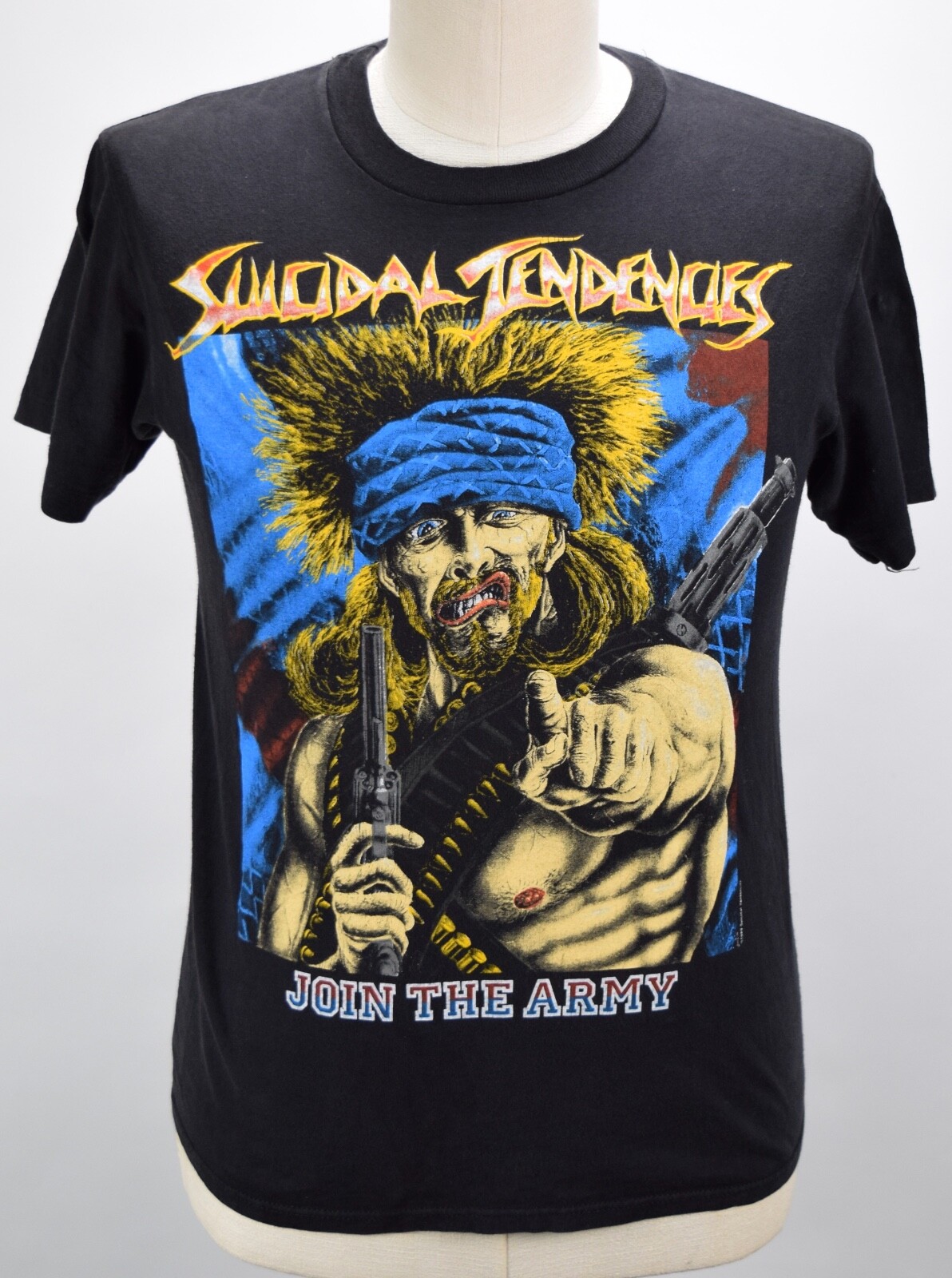 VINTAGE 1980'S SUICIDAL TENDENCIES 1989 JOIN THE ARMY PUNK VINTAGE 1980'S SUICIDAL TENDENCIES 1989 JOIN THE ARMY PUNK