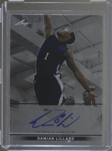 2012-13 Leaf Metal - Damian Lillard #BA-DL1