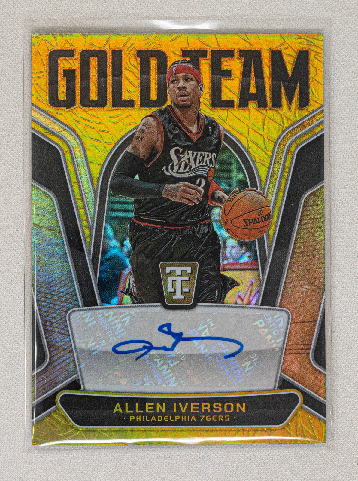 その他 2013 PANINI PINNACLE ALLEN IVERSON PSA9 Allen Iverson 2013-14 Panini Crusade Prizm Red Refractor
