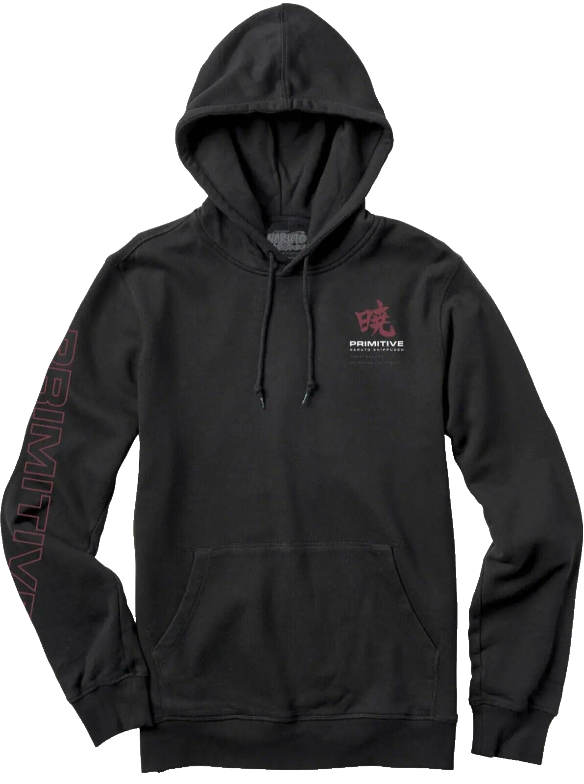 Примитивный скейтбординг Наруто Шиппуден Толстовка с капюшоном мужская Размер XL Какузу Акацуки