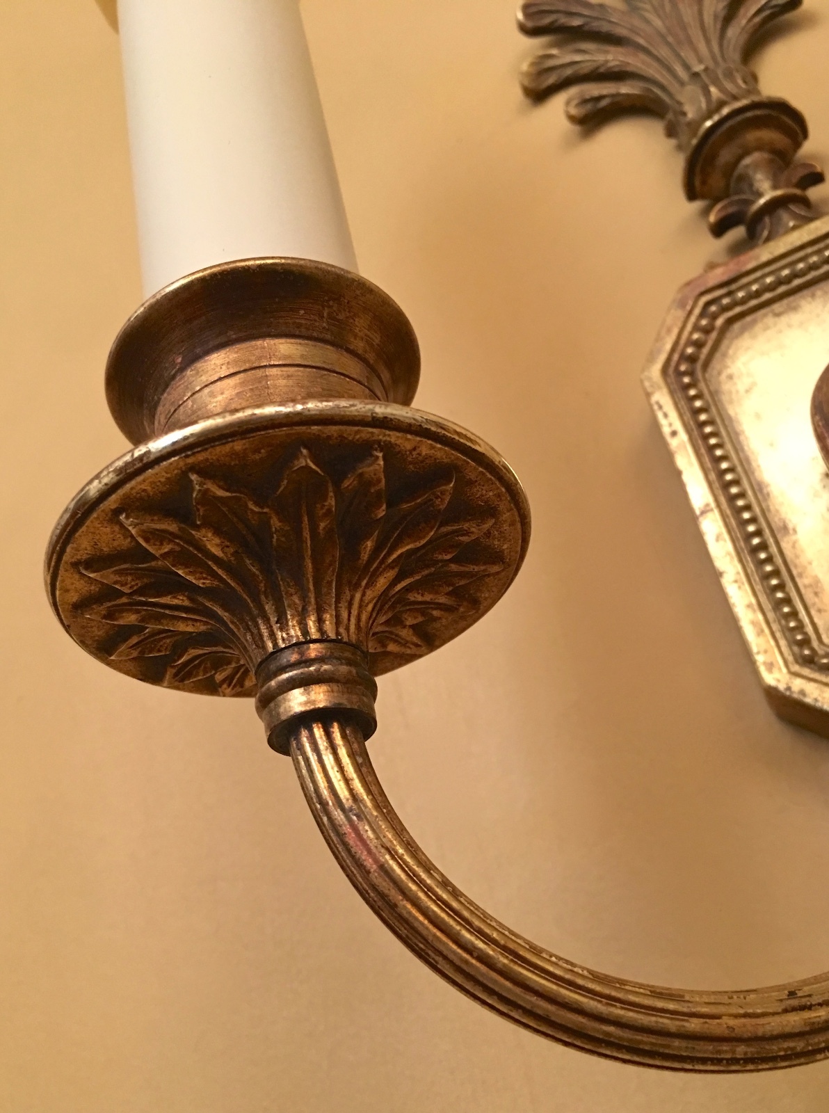 Vintage Lighting high quality Acanthus 1930 sconces