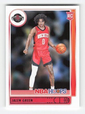 2021-22 Hoops #218 Jalen Green RC Near Mint or Better