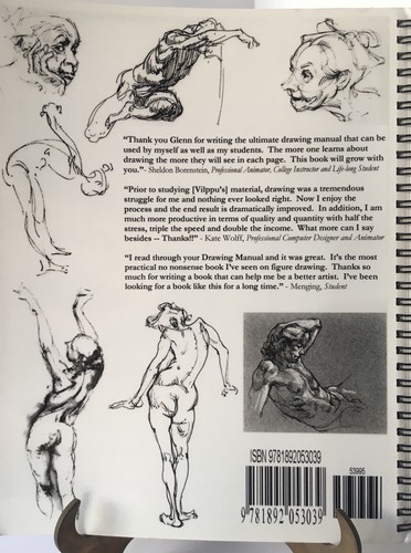 Glenn Vilppu Drawing Manual - 1997 - Soft Cover Spiral Bound Book