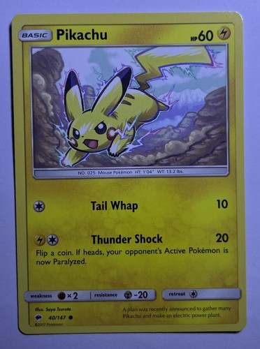 Pikachu 40 HP ポケモンカード Pikachu Gnaw Pokemon Card 40 HP | eBay