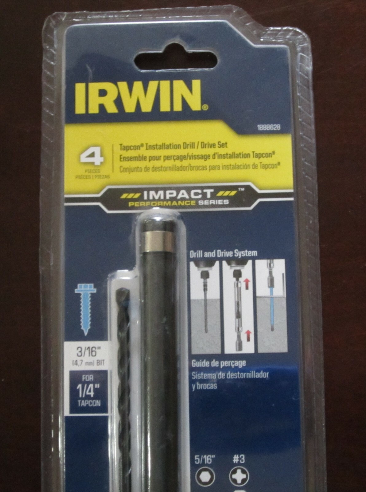 Irwin Impact 4-pc 1/4