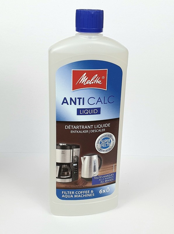 Melitta FlÃ¼Ssigentkalker Entkalker FÃ¼R Kaffeemaschinen Anti Calc Liquid 250ml