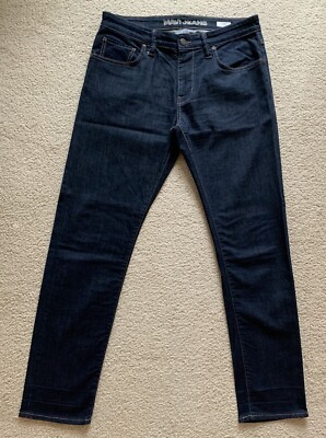 mavi Jake Slim Leg Jeans Deep Blue Size 34/32