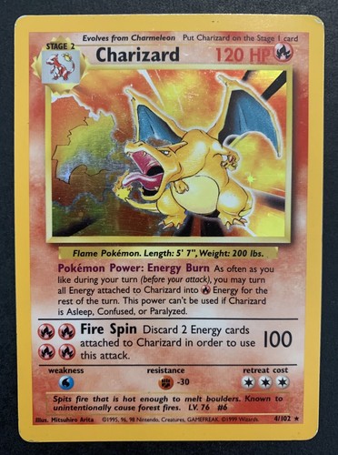 Charizard Base Set Pokemon Card 4/102 *RARE HOLO* | eBay