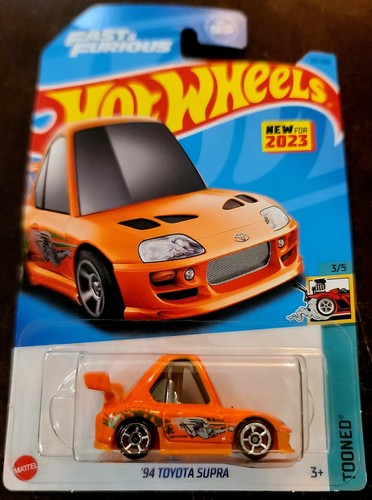 ミニカー FAST&FURIOUS Hotwheels TOYOTA SUPRA 2023 Hot Wheels HW Tooned 5/5 '94 Toyota Supra Fast